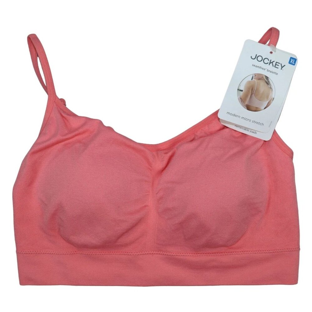 Jockey Seamfree Modern Microstretch Wire Free Solid Color Women's Bralette NWT